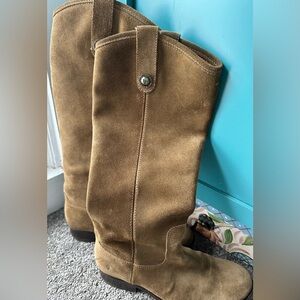 Frye Brown Suede Knee-High Boots 5.5